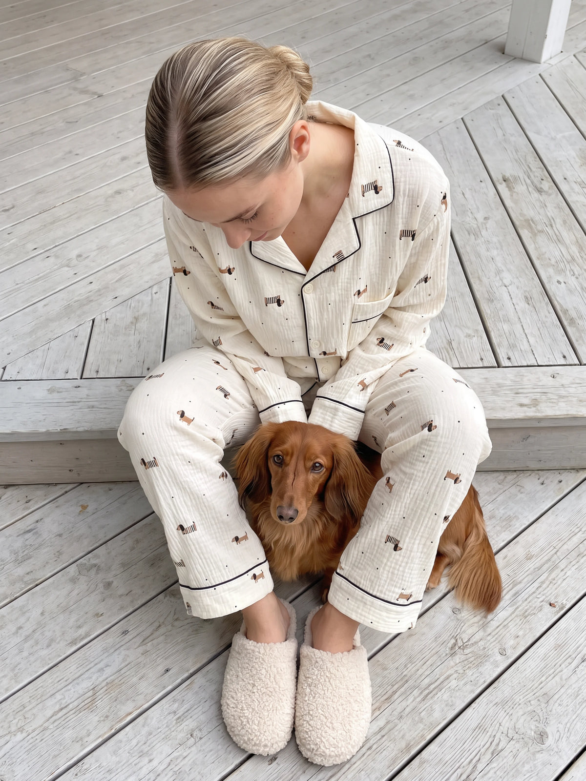 Le Pyjama Teckel - Pour des soirées complices avec votre compagnon à quatre pattes